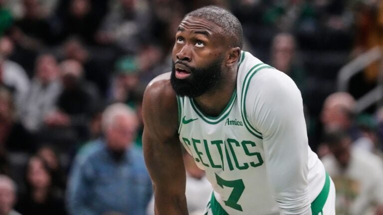Celtics’ Jaylen Brown out with Achilles injury vs. Hawks