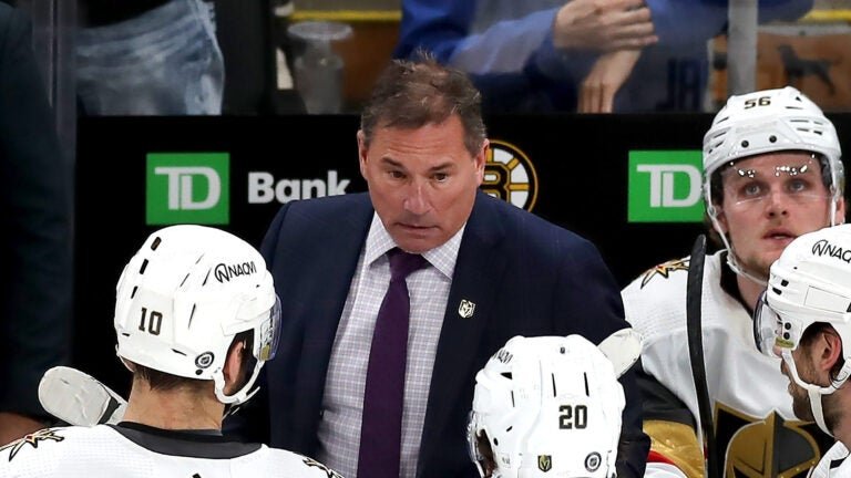 Former Bruins coach Bruce Cassidy abruptly fired by Vegas